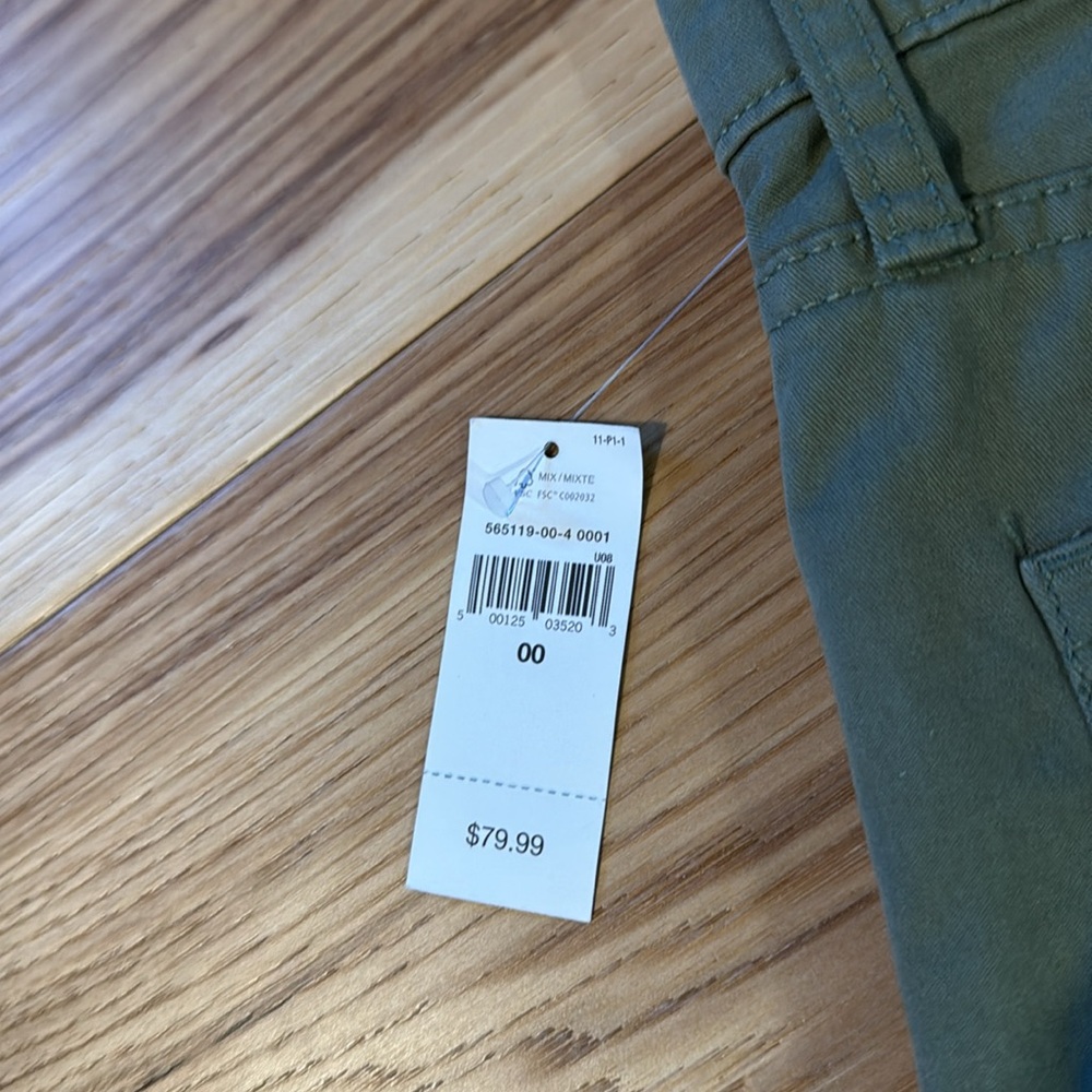 NWT Twill Mini Cargo Skirt - Picture 4 of 6